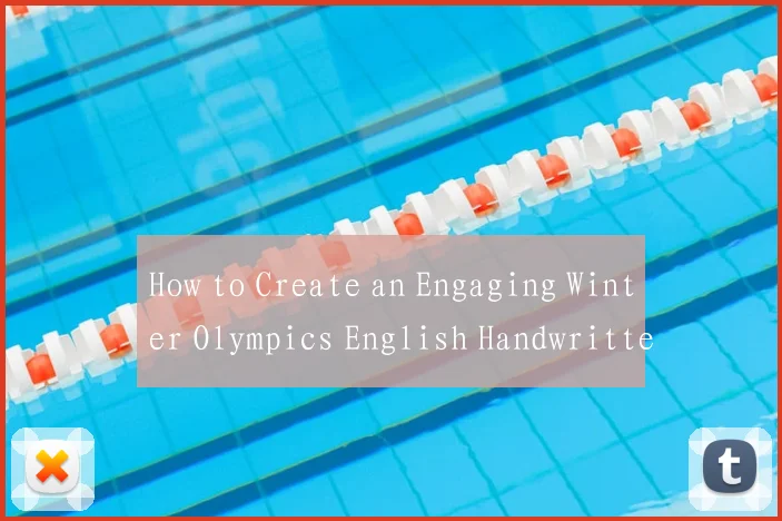 How to Create an Engaging Winter Olympics English Handwritten Newspaper